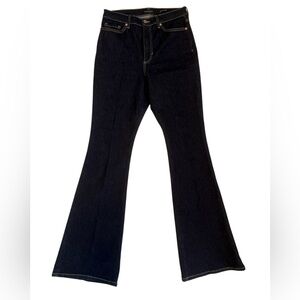 Banana Republic Women’s 29 High Rise Flare In Dark Blue EUC